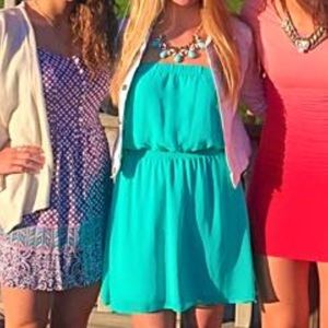Turquoise dress